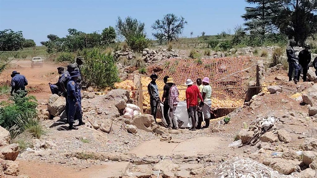Illegal miners in Stilfontein asked for beef underground 